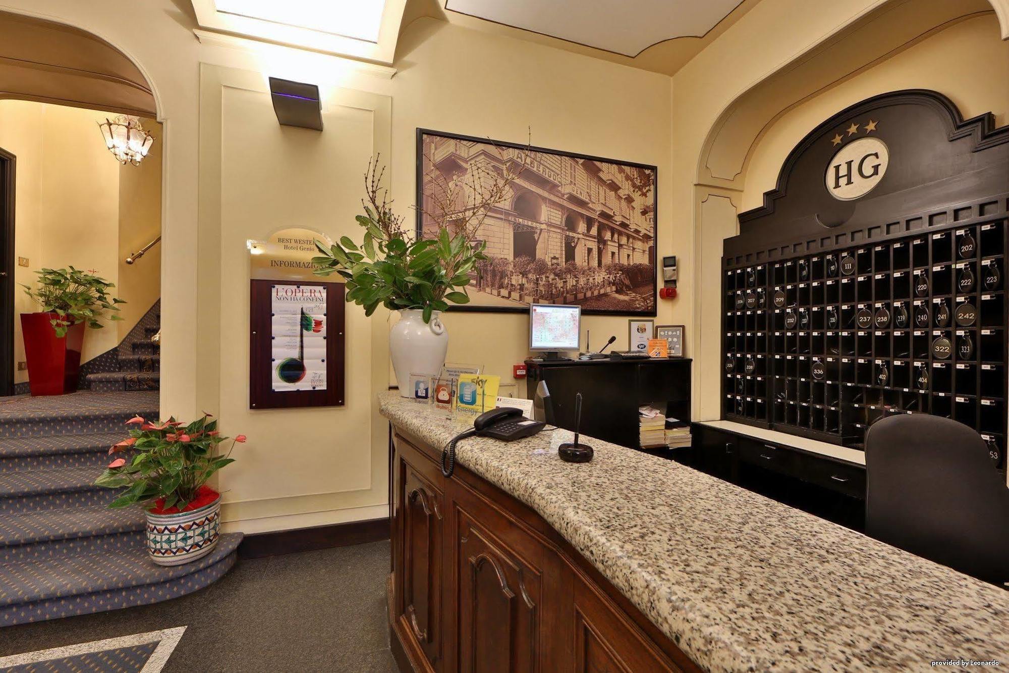 Best Western Hotel Genio Torino Interno foto